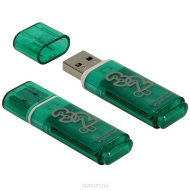 Флеш-карта USB 32Gb Smart Buy Glossy series Green