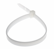 Хомут многоразовый 7,5*300мм Белый СКМ-300 REXANT 07-0309