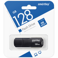 Флеш-карта  SmartBuy 128GB CLUE Black USB 3.0/3.1(SB128GBCLU-K3)