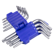 Ключи, набор 9 штук, T10-T50, с отвер, CR-V сталь, Smartbuy (SBT-PRO-TSS-9)