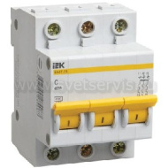 Выключатель автомат. ВА47-29 3Р 63А 4,5кА х-ка С ИЭК