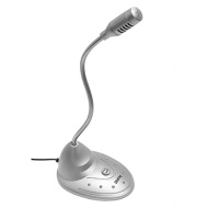 Настольный микрофон Dialog M-110S серебристый