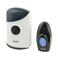 Звонок беспроводной, UDB-Q024 W-R1T1-16S-100M-WH, 16 мелодий+индикация, 100 метров, Uniel