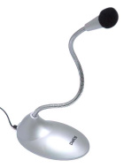 Микрофон M-108S Dialog конденсаторный, на гибком основании, серебристый