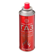 Газ для портативных плит, универсальный, метал. баллон 220гр (цанговый, всесезонный)