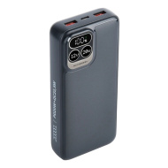 Perfeo Powerbank Atomic Age 10000 mAh/LED дисплей/PD + QC 3.0/Type-C/2 USB/Выход: 5A, max 22.5WBlack