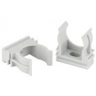 ЭРА Крепеж-клипса (cерый) для трубы d 20мм (100шт)