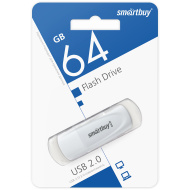 Флеш-карта Smartbuy 064GB Scout White USB 3.0/3.1 (SB064GB3SCW)