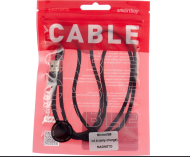 Кабель зарядки магнитный Smartbuy MicroUSB, длина 1.0 м, 2 А, черный (iK-10mt-2)