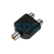 ПЕРЕХОДНИК  1 гнездо RCA - 2 гнезда RCA  REXANT