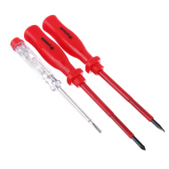 Набор отверток 3шт диэлектрических (SL4*100, PH1*100, тестер 140мм) ЕРМАК /651-065