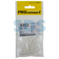 Дюбель-хомут 5-10 белый (10 шт. ) PROCONNECT 07-4501-2-9