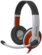 Игровая гарнитура Warhead G-120 красный + белый, кабель 2 м DEFENDER