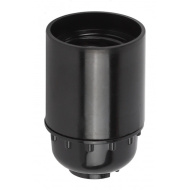 ЭРА Патрон Е27 подвесной, бакелит (карболит), черный