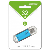 Флеш-карта USB 32Gb Smart Buy V-Cut Blue