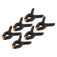 Набор пластиковых зажимов ,50 мм, 6 штук, Smartbuy SBT-FQS-6P1