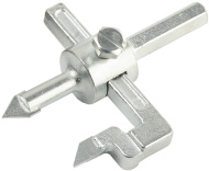 Сверло STAYER круговое по кафелю, "балеринка", 30-90мм