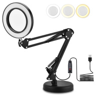 Орбита OT-INL89 Черная лупа настольная