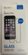 Защитное стекло на экран для iPhone6 Plus 0.2мм матовое DEPPA 61952