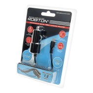 Адаптер/блок питания АЗУ Robiton USB1000/AUTO/MicroUSB 1000ma c USB