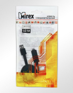 Кабель соединительный Mirex USB 2.0 AM- 8pin (M)/microB (M) 1 метр (7535)