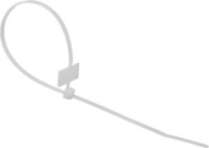 Хомут под маркер nylon 100 мм 100 шт белый REXANT