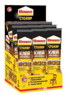 Клей Момент Столяр экспресс 125г, шоу-бокс, к.1251724, шт