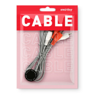 Кабель Smartbuy 2xRCA (M) - 2xRCA (M), 3,0 м, в пакете (KA-223-200)