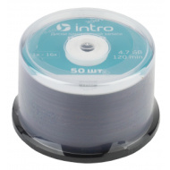 Диск Intro DVD+R 16х Cakebox 50