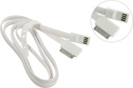 Дата-кабель Smartbuy USB 30-pin для Apple.магнитный дл.1.2м,белый iK-412m white