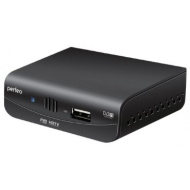 Perfeo DVB-T2 приставка для цифрового TV, HDMI, внеш. блок питания, пульт ДУ (PF-T2-2)