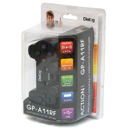 Геймпад GP-A11RF Dialog Action USB черный беспров.