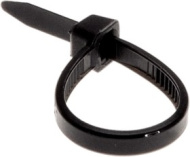 Хомут широкий нейлон СК2,5*100мм Черный 100шт REXANT 07-0101
