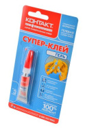 Клей КОНТАКТ Супер-клей Гель (3г) BL1