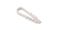 Дюбель-хомут 5-10 белый (100 шт.) REXANT ПОШТУЧНО