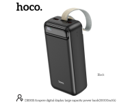 Внешний аккумулятор HOCO DB30B 30000 mAh  выходы 2 USB, micro USB, Type-C, PD, LED (Original)