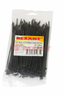 Хомут nylon 3.6 х 150 мм 100 шт черный REXANT 07-0151-4