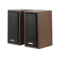 Акустическая система 2.0 SmartBuy ONE, дерево, 6 Вт, питание от USB, коричневая (SBA-102)/20