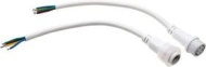 Соединительный кабель (4pin) герметичный (IP67) 4х0.75мм²  300V  белый  REXANT