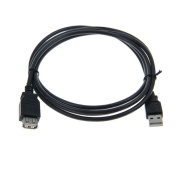 Кабель-удлинитель USB 2.0 АМ-Af 1.8м черный в пакете К819