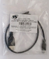 Кабель VS USB 2.0 A(F) - miniUSB 5P(M), 0.5м, U205