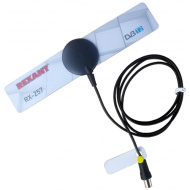 Антенна комнатная актив. для цифрового ТВ РЭМО Меркурий BAS-5114-5v кабель 2м.пит.от ресивера