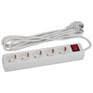 Удлинитель ЭРА U-5es-3m зем., выкл.