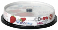 Диск SMART BUY CD-RW 10шт 12х