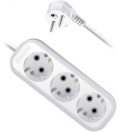 Удлинитель с зазем R330 16 А, 1.5 м, DEFENDER