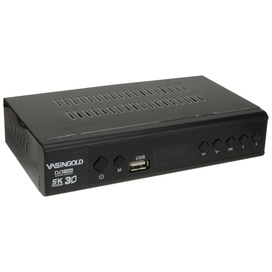 Цифровой ресивер DVB-T2 YASIN GOLD T200  (Wi-Fi) + HD плеер