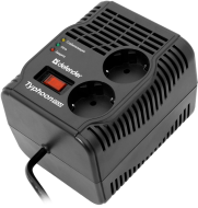 Стабилизатор напряжения AVR Typhoon 1000 320 Вт, 2 розетки DEFENDER