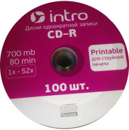 Диск Intro CD-R 100шт 52х