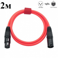 Кабель Орбита XLR-XLR Красный (2м)