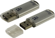 Флеш-карта USB 32Gb Smart Buy V-Cut Silver